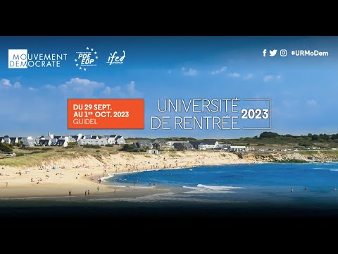 Mouvement Démocrate - UR2023 - Samedi 30 septembre 2023 partie 1